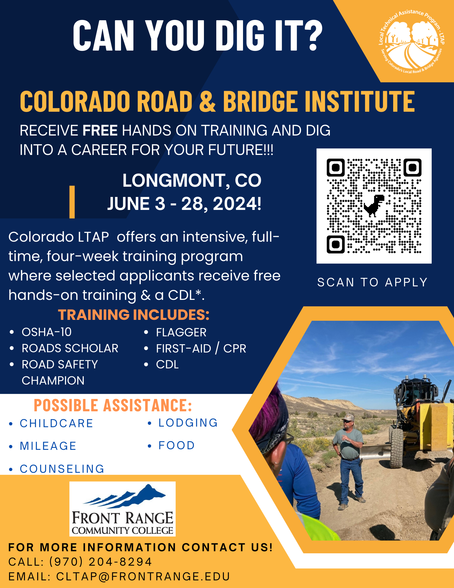 Colorado Road Bridge Institute RBI LTAP Colorado Local Technical   ApplicationsOpen Summer 2024 Can You Dig It 